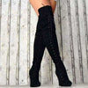 High Suede Long High Stiletto Women's Fashion Boots Angelwarriorfitness.com