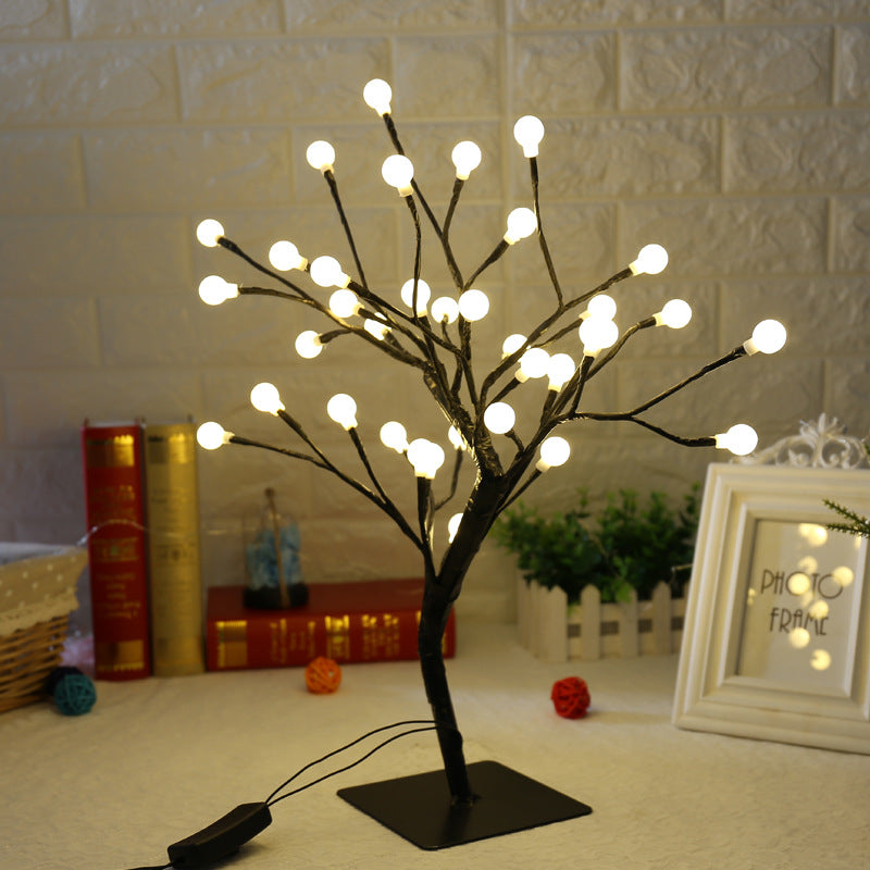 Sphere Tree Christmas Shape Star Night Light Angelwarriorfitness.com
