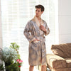Summer Thin Silk Long-sleeved Pajamas Angelwarriorfitness.com