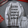 Cool Men Hip Hop Streetwear Top Cotton Fleece Sweatshirt Angelwarriorfitness.com