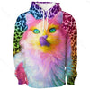 Animal 3d Wolf Pattern Hoodie Men And Women Sports Casual Wear Angelwarriorfitness.com