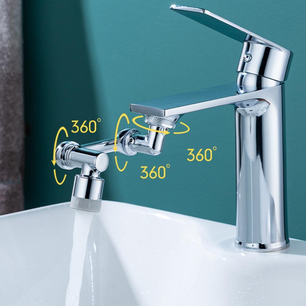 Universal 1080 Swivel Faucet Aerator Multifunction Faucet Extender Universal Swivel Splash Resistant Shower Angelwarriorfitness.com