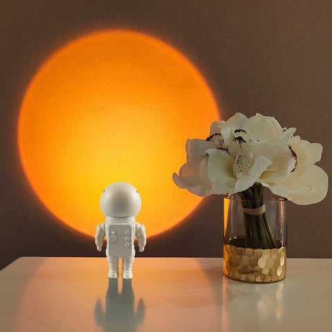 Robot Astronaut Sunset Atmosphere Night Light Angelwarriorfitness.com