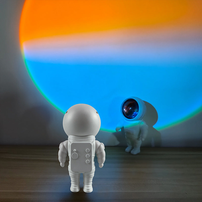 Robot Astronaut Sunset Atmosphere Night Light Angelwarriorfitness.com
