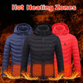 New Heated Jacket Coat USB Electric Jacket Cotton Coat Heater Thermal Clothing Heating Vest Men's Clothes Winter Angelwarriorfitness.com