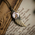 Vintage Wings Mechanical Punk Necklace Antique Angelwarriorfitness.com