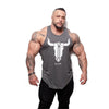 Muscle Fitness Sports Cotton Vest Men's Bull Head Angelwarriorfitness.com