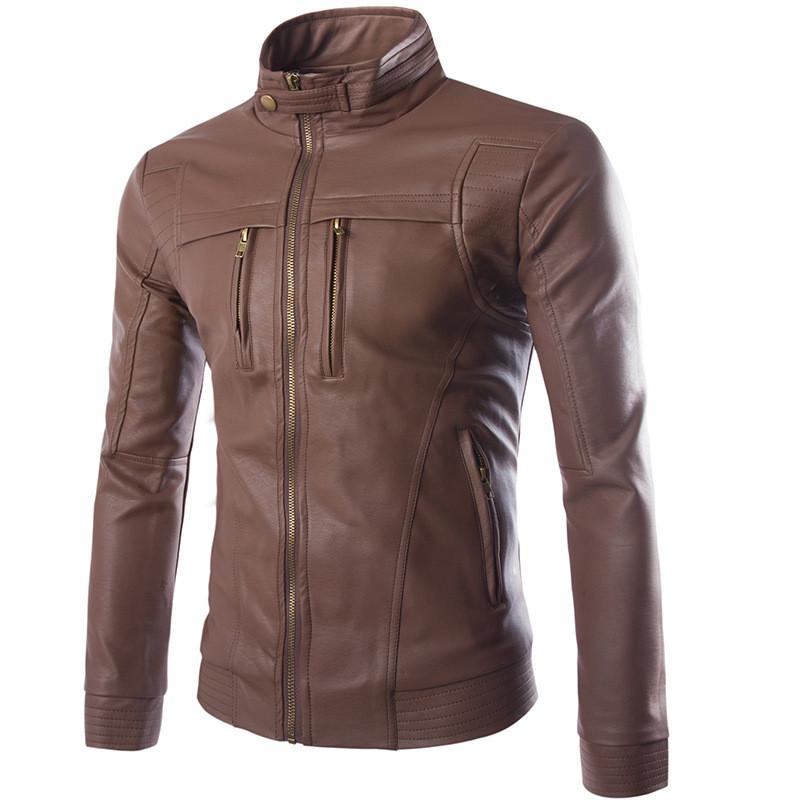 Striven Mens Leather Jacket Angelwarriorfitness.com