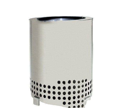 Portable Tabletop Fire Pit For Outdoor Wood Pellet Burning Spark Bowl With Stand Concrete Fire Pit Stainless Steel Mini Burners Angelwarriorfitness.com