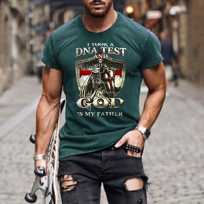 I took a DNA test and GOD is my Father Quote Mens T-shirt Angelwarriorfitness.com