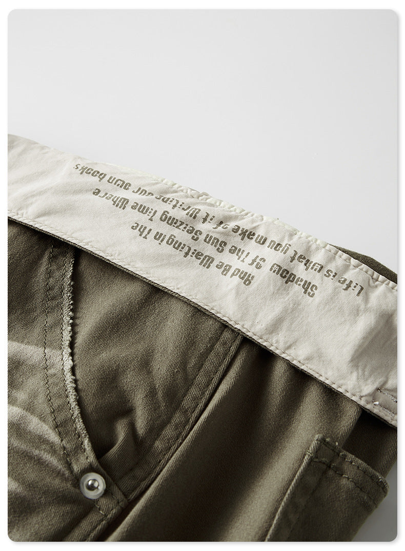 Mens Washed Destroy Babes Vintage Couple Cargo Pants Angelwarriorfitness.com