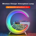 Intelligent Atmosphere Lamp Bluetooth Speaker Wireless Charger Bedside Lamp Sunrise Wake-up Lamp Polar Lamp Alarm Clock Angelwarriorfitness.com