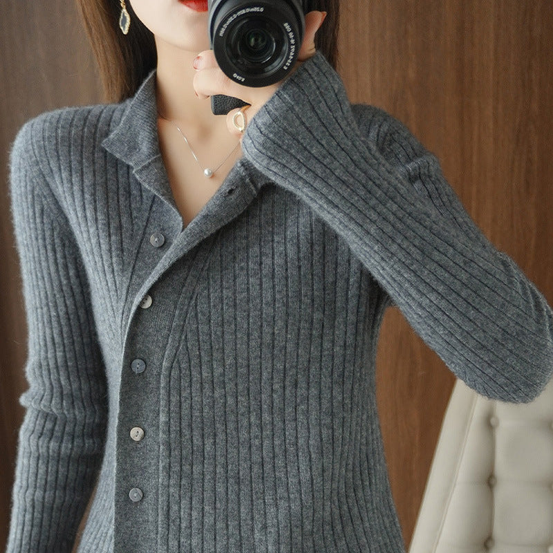 Autumn Winter New Cashmere Cardigan Female Minority Design Sense Angelwarriorfitness.com