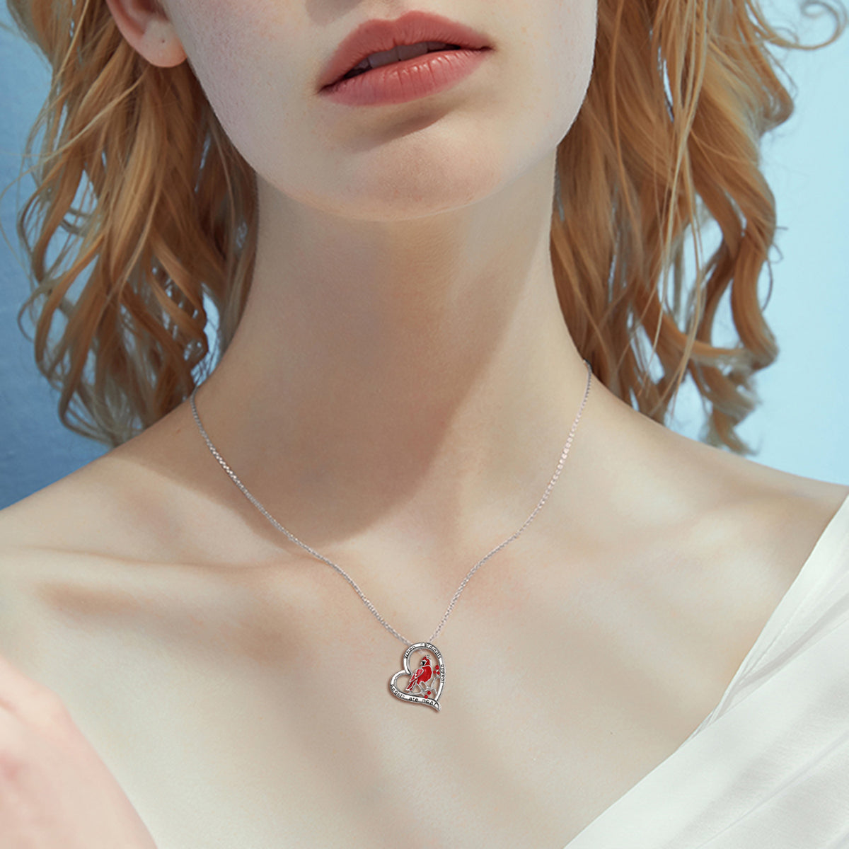 Sterling Silver Red Cardinal Pendant Cardinal  Jewelry for Girls When Cardinal Appears Angel are Near Angelwarriorfitness.com