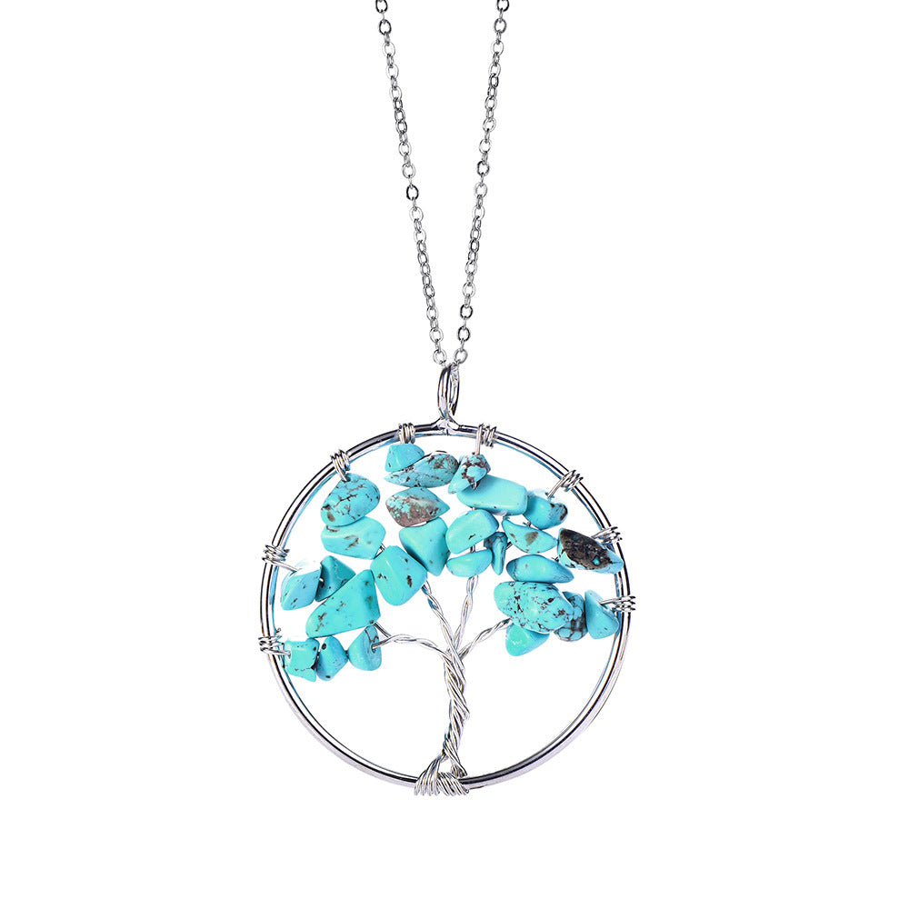 Hand Winding Tree Of Life Pendant Lucky Tree Jewelry Angelwarriorfitness.com