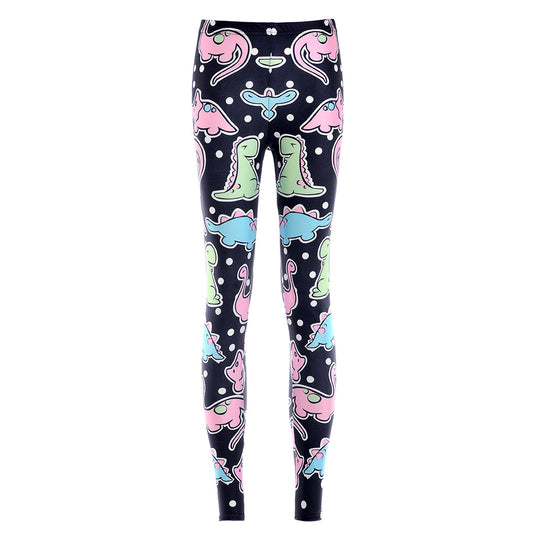 3D Printed Dinosaur Leggings Angelwarriorfitness.com