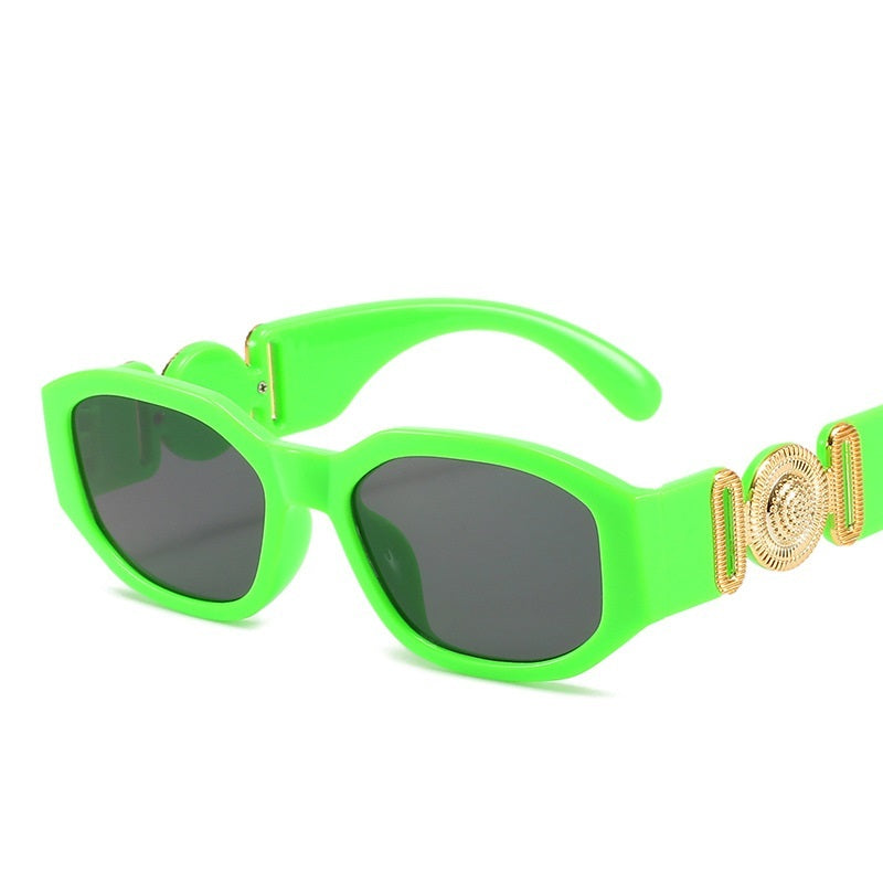 Retro Cutting Lens Gradient Square Sun Glasses UV400 Angelwarriorfitness.com