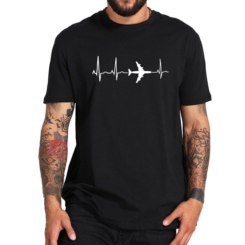 T Shirts Cartoon Solid Mens Slim Shirt Angelwarriorfitness.com