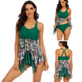 Swimsuit Tankini Skirt Split Swimsuit Slim Slim Conservative Angelwarriorfitness.com
