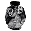 Gothic Retro Beauty Mask Skull Sweatshirt Angelwarriorfitness.com