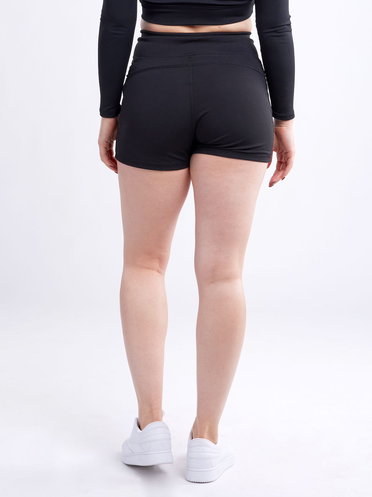High-Waisted Athletic Shorts with Side Pockets Angelwarriorfitness.com