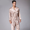 Men's Long Sleeve Pants Pajamas Set Angelwarriorfitness.com