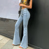 Flare Jeans Pants Women Vintage Denim Ladies Jeans Women Hig Angelwarriorfitness.com