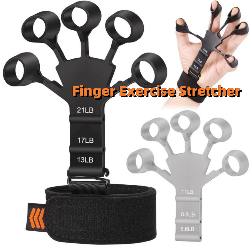 Silicone Grip Device Finger Exercise Stretcher Finger Gripper Strength Trainer Strengthen Rehabilitation Training Angelwarriorfitness.com