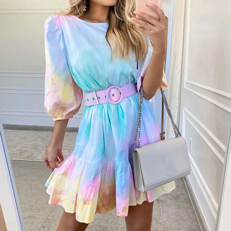 Tie-dye dress Angelwarriorfitness.com