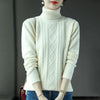 Turtleneck Cashmere Sweater Women's Wear Autumn And Winter Thick Warm Casual Top Angelwarriorfitness.com