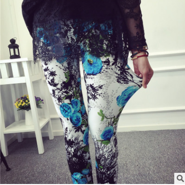 Printed Leggings polka dots Angelwarriorfitness.com