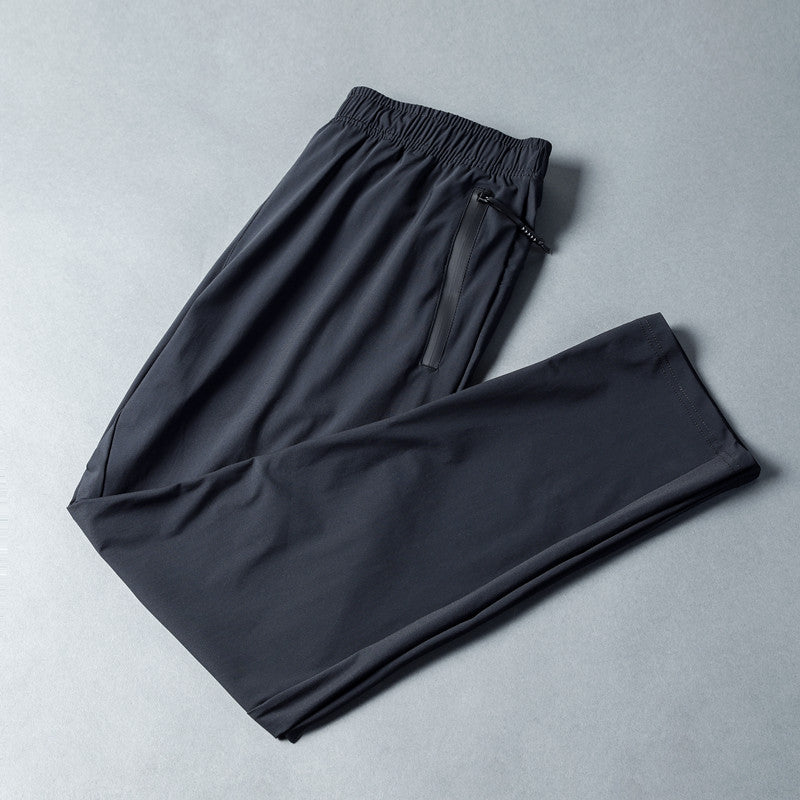 Quick Dry Athletic Casual Ice Silk Stretch Breathable Running Pants Angelwarriorfitness.com