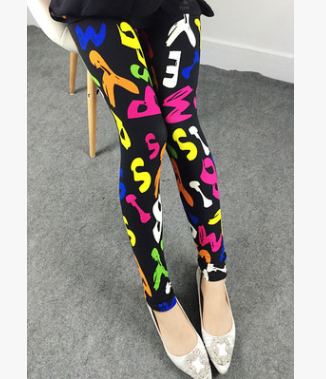 Printed Leggings polka dots Angelwarriorfitness.com
