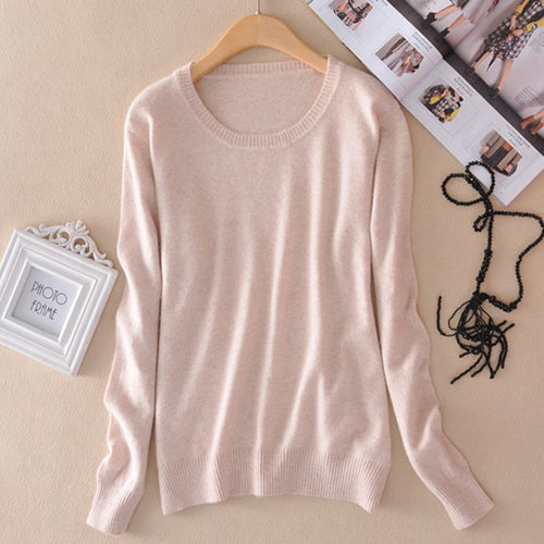Cashmere Sweater Female Knitted Pullover Women Winter Sweaters Plus Size Cashmere Sweater Women Jumper O Neck  Pull Femme Angelwarriorfitness.com