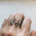 Sun and Moon Sculptural Statement Ring Angelwarriorfitness.com