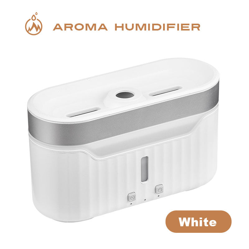 New Jellyfish Flame Humidifier Simulation Flame Aromatherapy Humidifier Jellyfish Fog Circle Atmosphere Lamp Humidifier Angelwarriorfitness.com