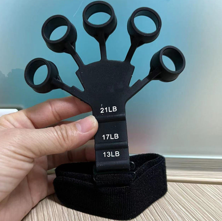 Silicone Grip Device Finger Exercise Stretcher Finger Gripper Strength Trainer Strengthen Rehabilitation Training Angelwarriorfitness.com