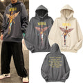Dark Angel Distressed Hoodie Sweater Rock Hip Hop Angelwarriorfitness.com