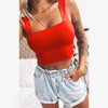 Summer New Fashion Women Crop Top Sexy Sleeveless Tank Tops T-shirt Angelwarriorfitness.com