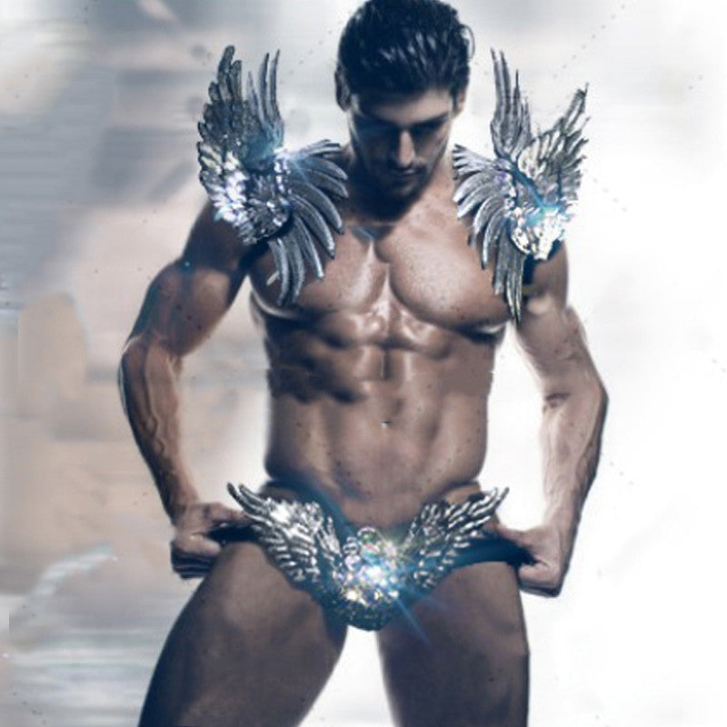 New Super Glitter Wings Sexy Costume Accessories Angelwarriorfitness.com