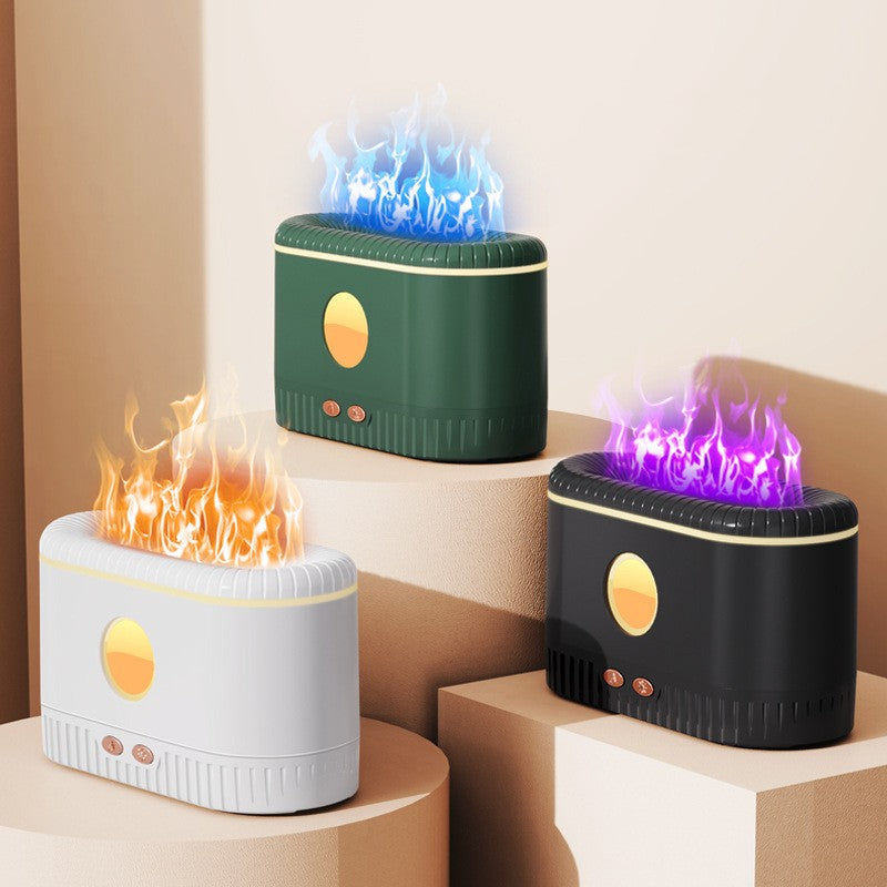 Simulated Flame Atmosphere Humidifier Angelwarriorfitness.com