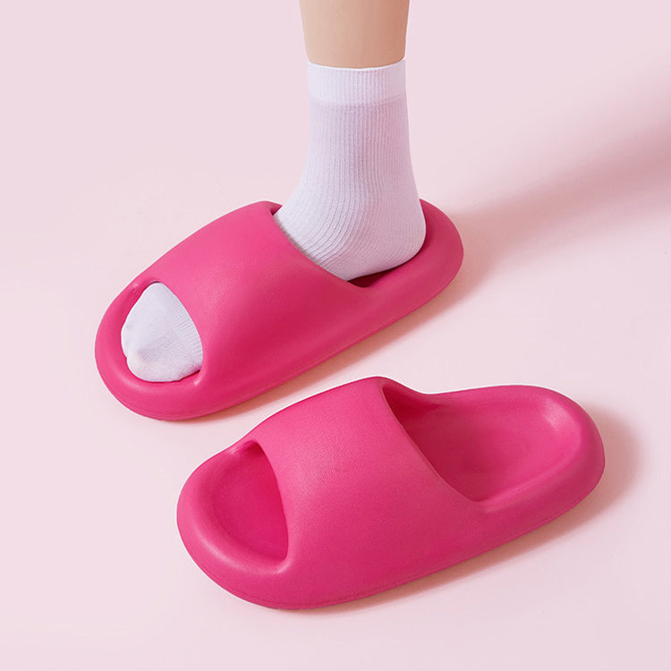 New Bread Shoes Soft Slippers Summer Candy Color Bsthroom Slippers Angelwarriorfitness.com