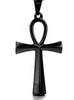 Cross-border e-commerce goods source, European and American glossy stainless steel ancient Egyptian Cross man Necklace Amulet Pendant Angelwarriorfitness.com