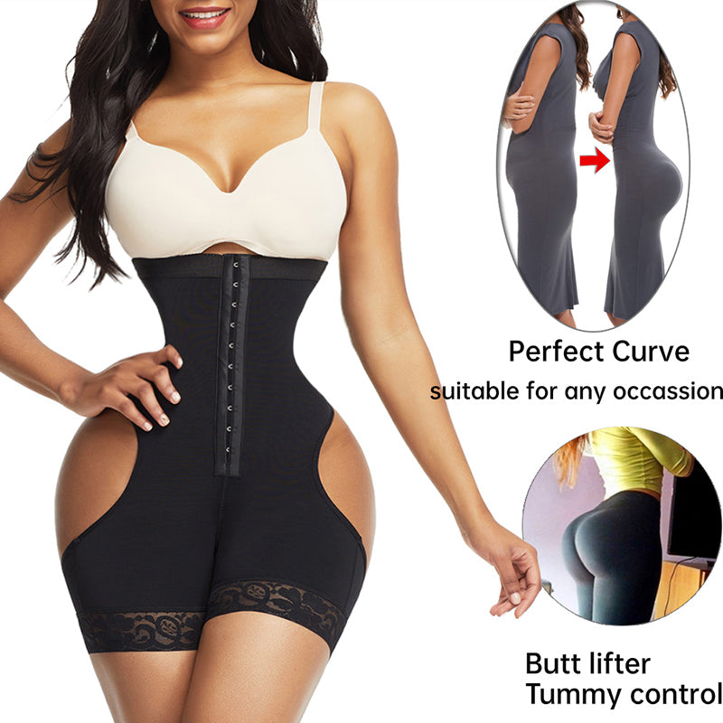 Women Shapewear High Waist Butt Lifter Tummy Control Underwear Workout Waist Trainer Corset Angelwarriorfitness.com