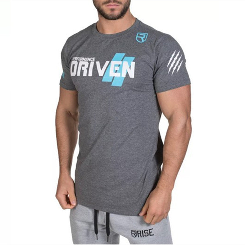 Muscle Fitness Brothers Summer Men's Sports Casual T-shirt Angelwarriorfitness.com