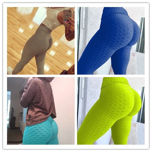 Hip-turned Folds Elastic High-waist Fitness Leggings Breathable Slim Indoor Sports Angelwarriorfitness.com