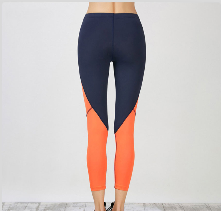 Contrast stitching yoga leggings Angelwarriorfitness.com