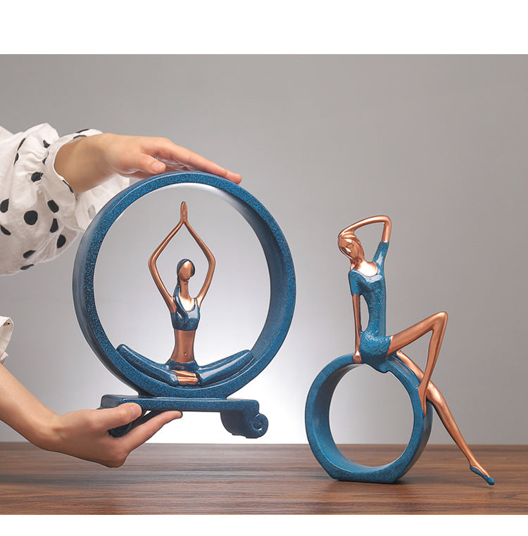 Yoga girl decoration Angelwarriorfitness.com