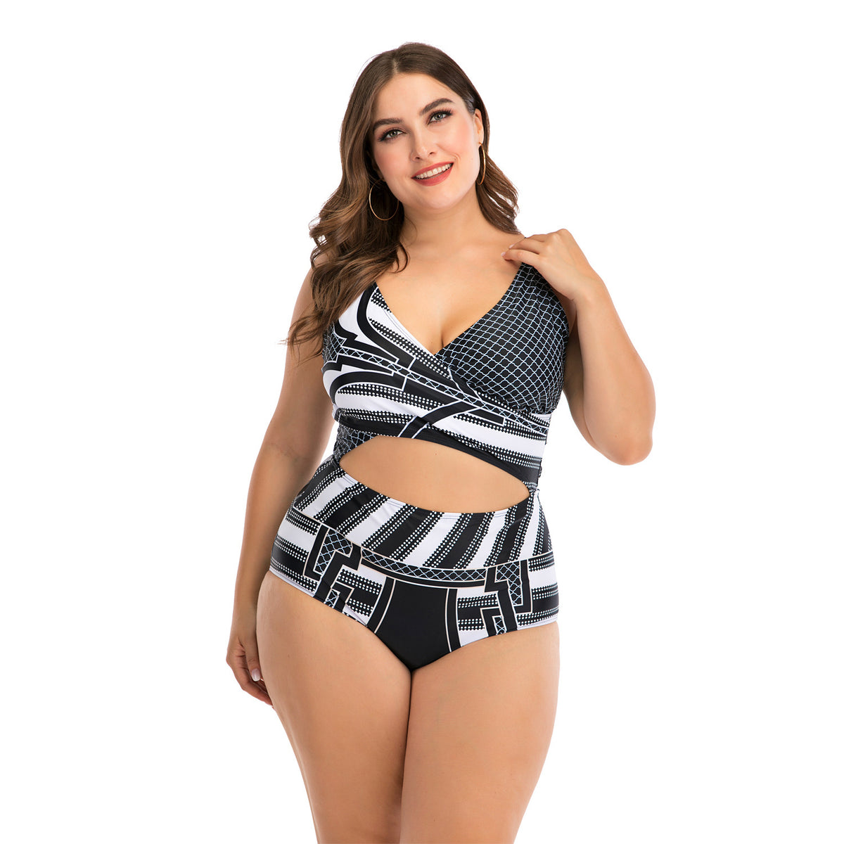 One-piece Plus Fertilizer Plus Fat Woman Swimsuit Big Cup Angelwarriorfitness.com