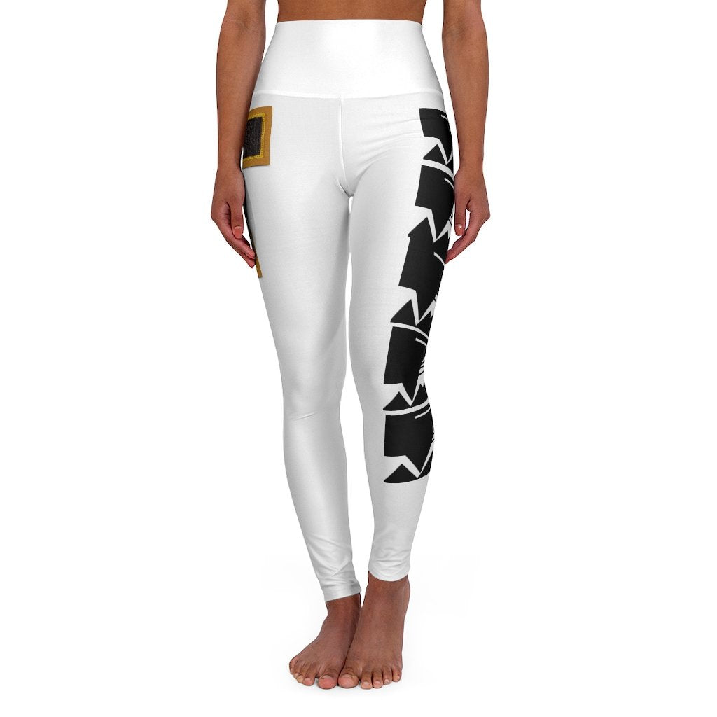 Noir Geo Yoga Leggings Angelwarriorfitness.com